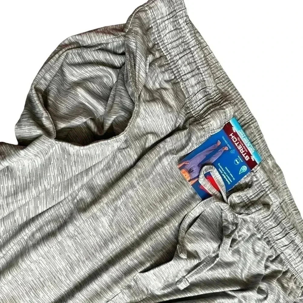 Hanes Men's Knit Sleep Lounge Pants Comfort Soft Light Gray Space XL(40-42)